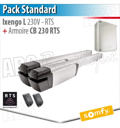 Motorisation portail Somfy - IXENGO S 230V - Pack Standard - RTS