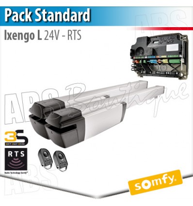 Motorisation portail Somfy - IXENGO L 24V - Pack Standard - RTS