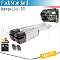 Motorisation portail Somfy - IXENGO L RTS / 24V - Pack Standard