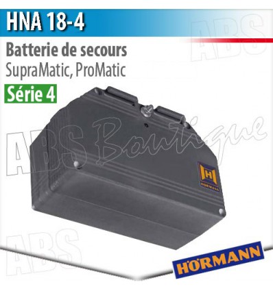 Batterie de secours HNA 18-4 Hörmann - Motorisations Hörmann SupraMatic & ProMatic