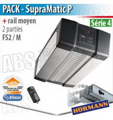 Pack Moteur Hörmann - SupraMatic P série 4 + Rail FS2 M en deux parties