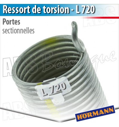 Ressort de torsion L 720 - Porte Sectionnelle Hörmann