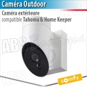 Caméra de surveillance extérieure Somfy avec sirène intégrée - blanche