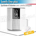 Caméra de surveillance intégrée et système d'alarme Somfy one plus