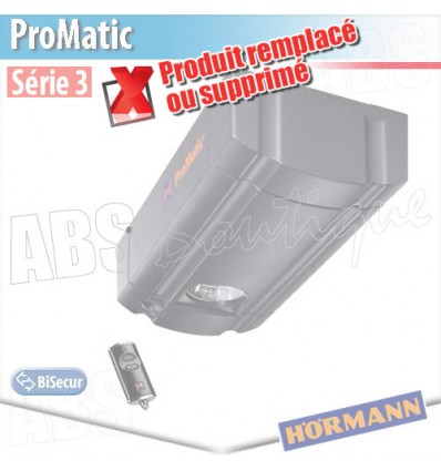 Motorisation portes de garage Hörmann - ProMatic Série 3 BiSecur remplacé par ProMatic série 4