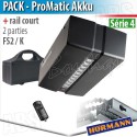 Pack Moteur Hörmann - ProMatic Akku série 4 + Rail court FS2 K
