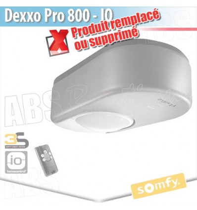 Moteur portes de garage Somfy - Dexxo Pro 800 io + télécommande Keytis 4 io