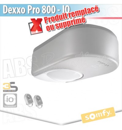 Moteur portes de garage Somfy - Dexxo Pro 800 io + télécommandes Keygo io