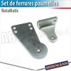 Set de ferrures RotaMatic Hörmann pour paumelles montantes