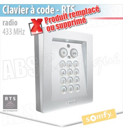 Clavier à code radio RTS métal - Somfy