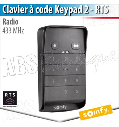 Clavier à code radio RTS keypad 2 - Somfy