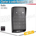 Clavier à code radio keypad 2 RTS - Somfy