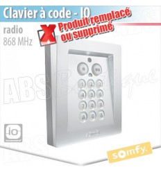 Clavier à code radio IO Métal - Somfy