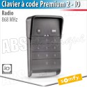 Clavier à code radio premium 2 IO - Somfy