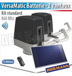 Motorisation portail battant Hörmann - VersaMatic Akku-Solar 2 BiSecur