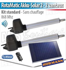 Motorisation portail battant Hörmann - RotaMatic Akku-Solar 2