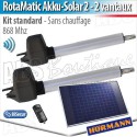 Motorisation portail battant Hörmann - RotaMatic Akku-Solar 2