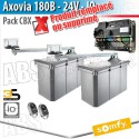 Motorisation portail battant Somfy - AXOVIA 180B - Pack CBx io / Produit obselète non remplacé