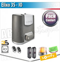 Motorisation portail coulissant Somfy - ELIXO 500 IO - Pack Confort