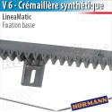 Crémaillère synthétique pour motorisations de portails coulissants - Hormann - 1000 mm
