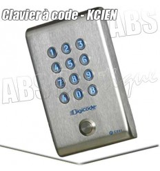  Clavier à code filaire CDVI - KCIEN avec bouton poussoir - 2 relais 
