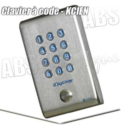  Clavier à code filaire Diferbat / CDVI KCIEN avec bouton poussoir - 2 relais 