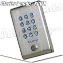  Clavier à code filaire CDVI - KCIEN avec bouton poussoir - 2 relais 