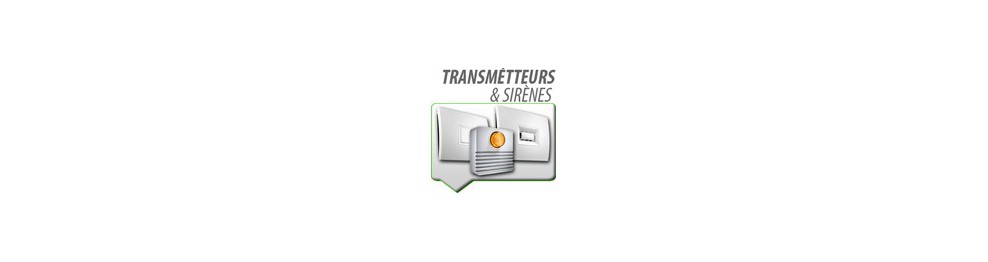 Transmetteurs et sirènes alarme SOMFY