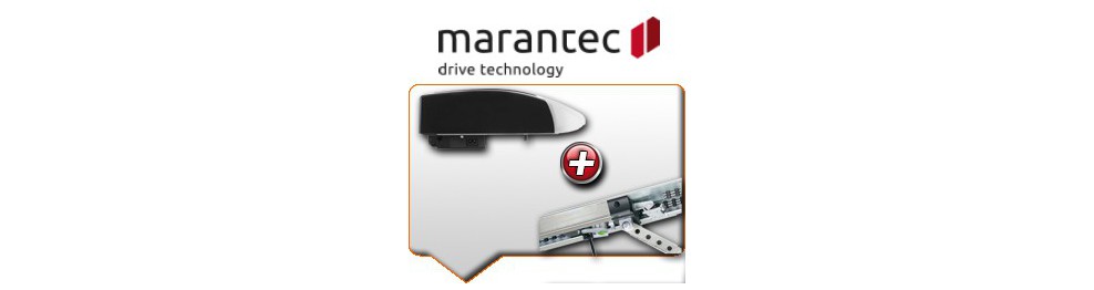Moteurs MARANTEC + rails de guidage