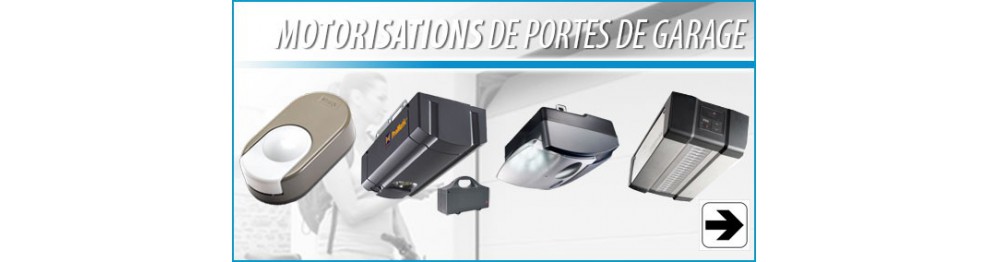 Motorisations portes de garage