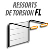 Ressort De Torsion L729 (remplace L39) - Compatible Hörmann - Ressort Gauche Pour Portes De Garage